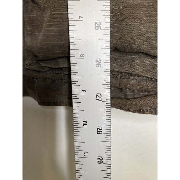 Lucky Brand Size Medium Jacket Camouflage Green Army Utility Field Full Zip - Picture 6 of 10